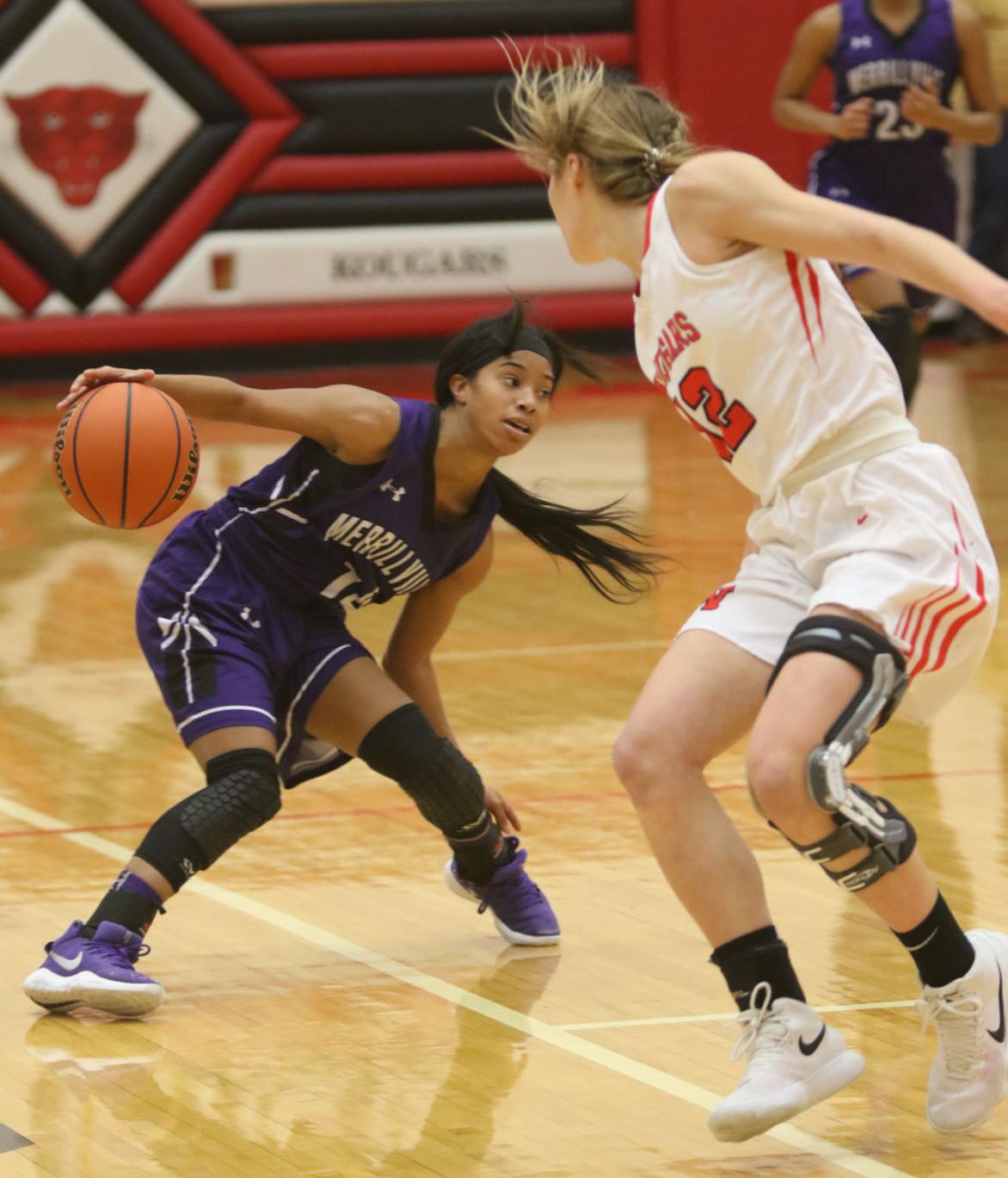 Gallery: Girls basketball sectional - Merrillville vs. Kankakee Valley